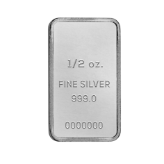 1/2 oz Silver Bar, Unsorted - 24-hour shipping!