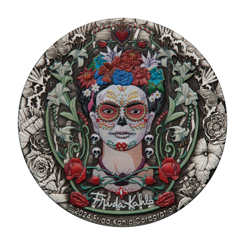 silver coin frida kahlo 2024 2 ounces reverse (2)