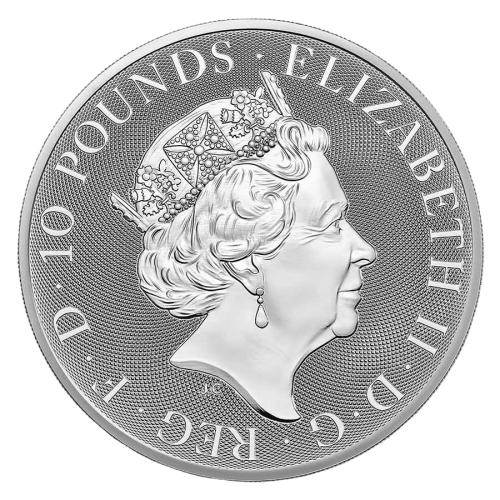 silver-coin-beasts-of-the-tudors-lion-of-england-10-ounce-obverse
