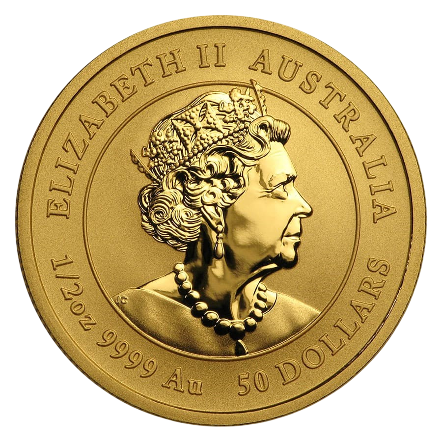 Gold Coin - Year of the Rat 2020 - 1/2 Ounce - Obverse