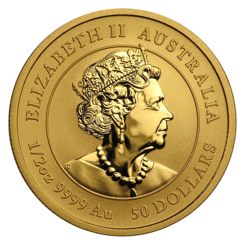 Gold Coin - Year of the Rat 2020 - 1/2 Ounce - Obverse