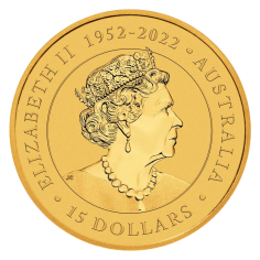 1/10-ounce Australian Koala Gold Coin – Reverse 2