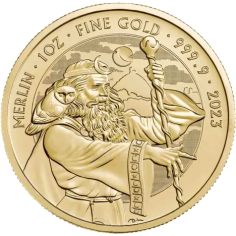 Gold Coin: Myths and Legends – Merlin – 1 Ounce – Reverse