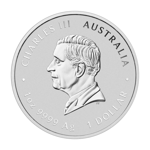 2025 Australian Year of the Snake Silver Coin, Gold-Plated, Obverse