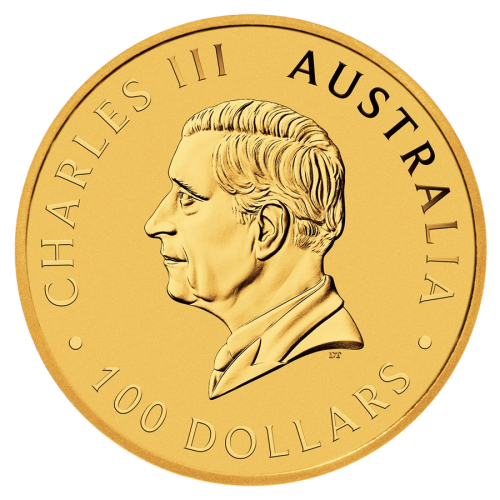 1-ounce Australian gold coin – obverse