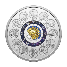 Silver Coin: Zodiac Signs 2024, 2 Ounces, Reverse (1)