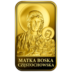2-gram gold bar featuring the Virgin Mary of Częstochowa (2)