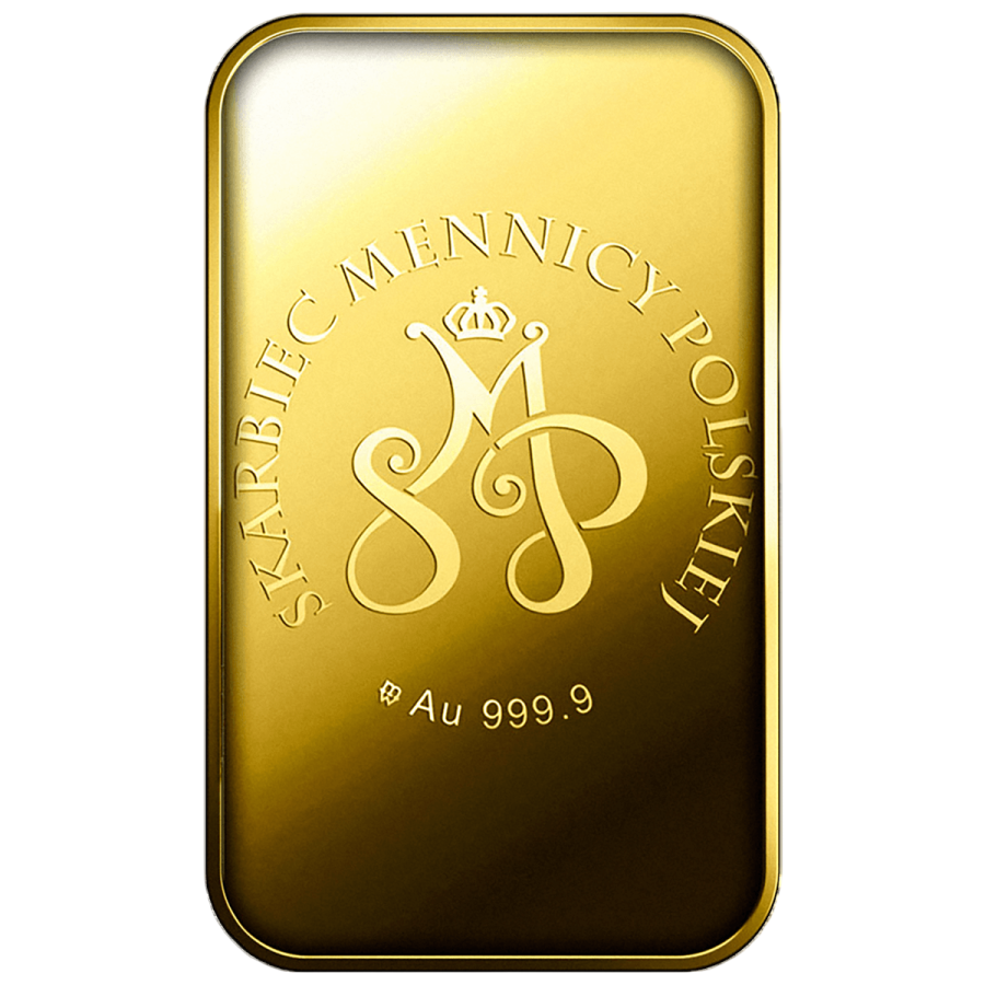 2-gram gold bar featuring Our Lady of Częstochowa (1)