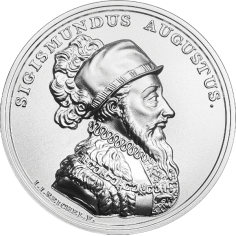 silver coin treasures of Stanisław August Zygmunt August reverse