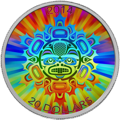 silver coin land beaver reverse