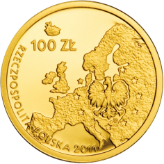 gold coin - Polish Presidency of the Council of the European Union - reverse 2