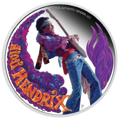 silver coin jimi hendrix 2025 1 ounce silver reverse