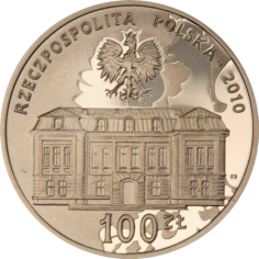 gold coin 100 zloty 25th anniversary of the Constitutional Tribunal 2010 reverse 2