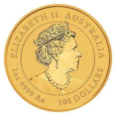 2022 Year of the Tiger Gold Coin – 1 Ounce Gold – Reverse 2