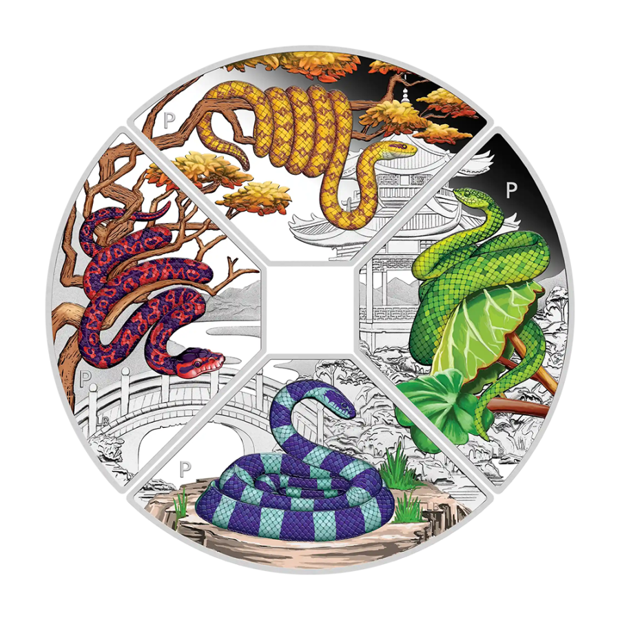 set-of-silver-coins-4-x1-aud-australian-year-of-the-snake-2025-4-ounces-5