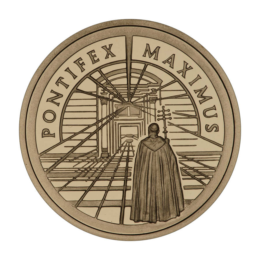 gold coin 200 zloty John Paul II 2002 reverse