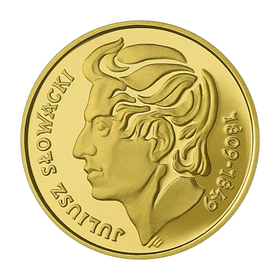 200-zloty-gold-coin-juliusz-slowacki-1999-reverse