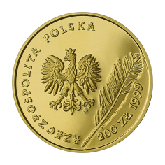 200-zloty-gold-coin-juliusz-slowacki-1999-reverse 2