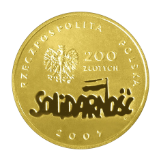 200-zloty-gold-coin-25th-anniversary-of-NSZZ-Solidarność-2005-reverse 2