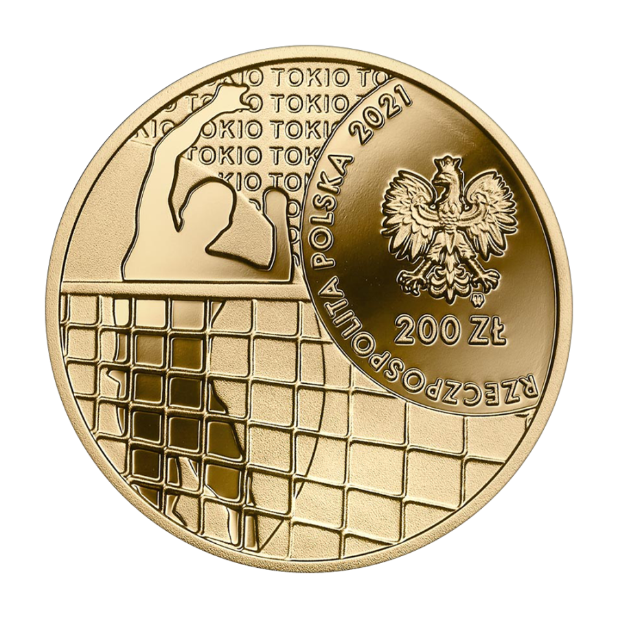 200-zloty-gold-coin-Polish-Olympic-team-Tokyo-2020-obverse