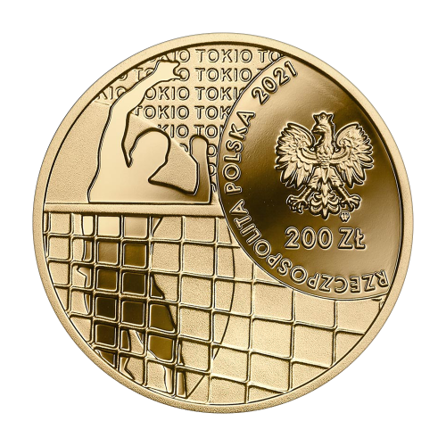200-zloty-gold-coin-Polish-Olympic-team-Tokyo-2020-obverse