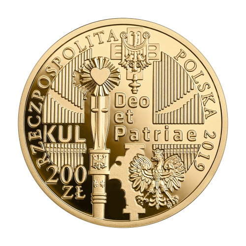 200-zloty-gold-coin-100th-anniversary-of-the-Catholic-University-of-Lublin-2019-reverse