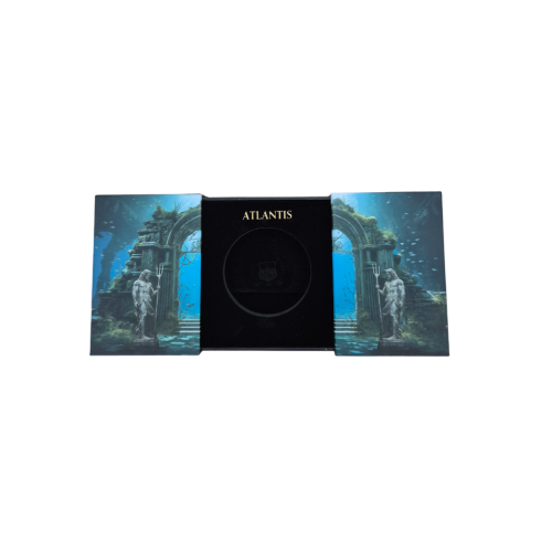 Silver coin, sliding design Lost Civilizations: Atlantis 2025 5 oz - 24-hour shipping!