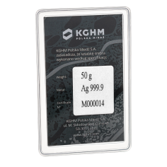 50 g KGHM silver bar - 24-hour shipping! 2