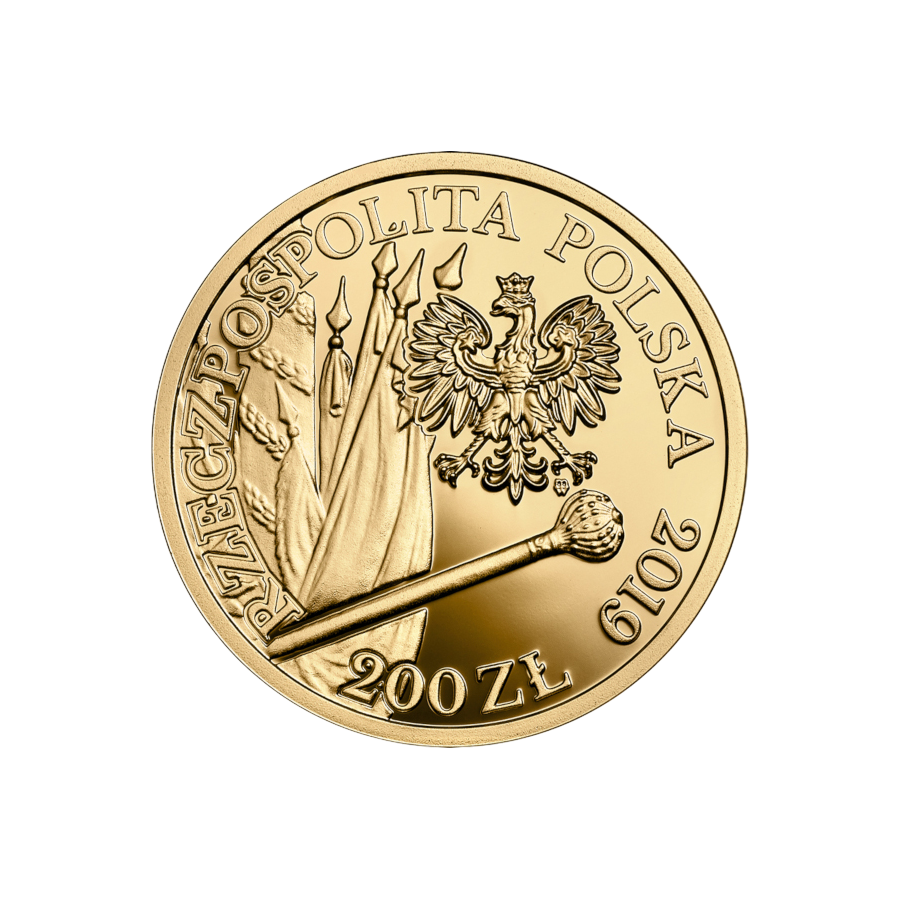 200-zloty-gold-coin-420th-anniversary-of-the-birth-of-Hetman-Stefan-Czarniecki-2019-obverse