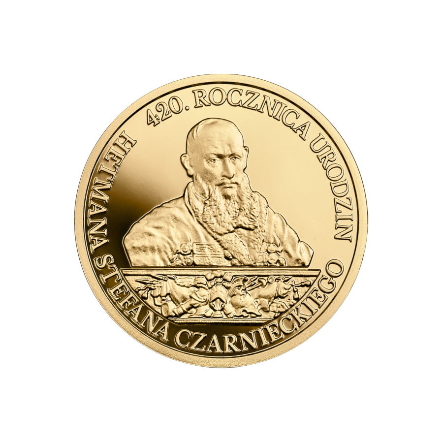200-zloty-gold-coin-420th-anniversary-of-the-birth-of-Hetman-Stefan-Czarniecki-2019-reverse