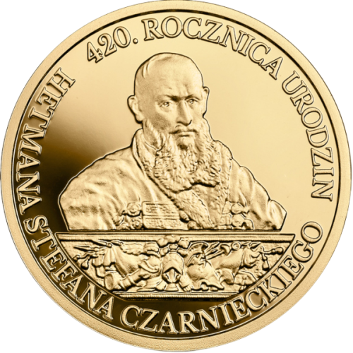 200-zloty-gold-coin-420th-anniversary-of-the-birth-of-Hetman-Stefan-Czarniecki-2019-reverse