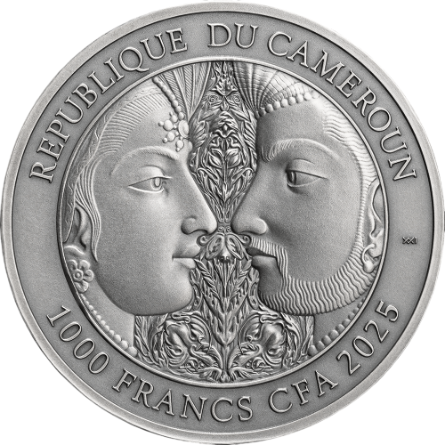 silver coin moments of love kamasutra i 2025 1 ounce obverse