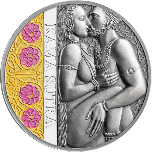 silver coin moments of love kamasutra i 2025 1 ounce reverse
