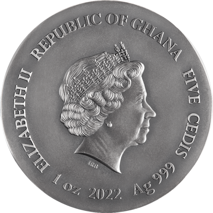 silver coin three wise monkeys 2022 1 ounce obverse