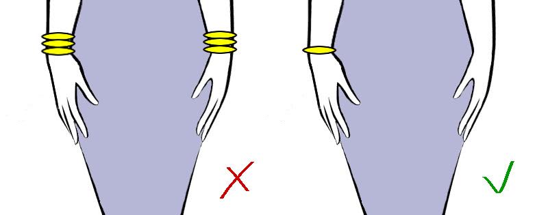 DOPASOWANIE SZEROKOŚCI BRANSOLETKI DO GRUBOŚCI NADGARSTKA