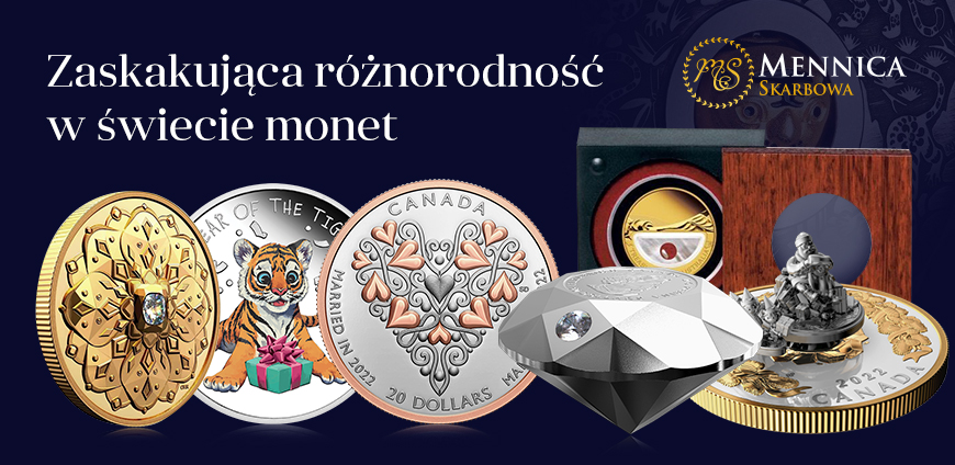 ZASKAKUJĄCA RÓŻNORODNOŚĆ W ŚWIECIE MONET KOLEKCJONERSKICH