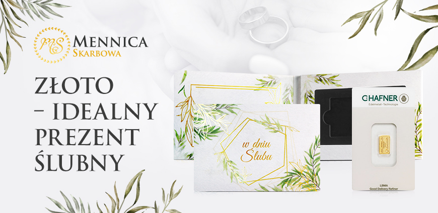 Złoto – idealny prezent ślubny i inwestycja w przyszłość nowożeńców