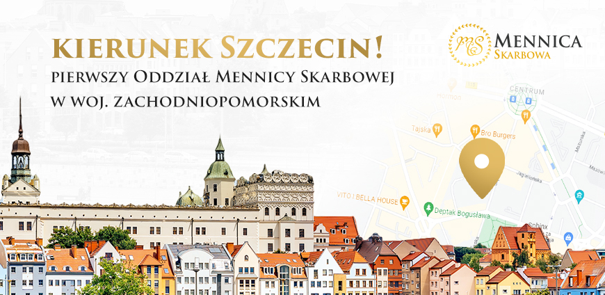 Kierunek Szczecin! – Pierwszy oddział Mennicy Skarbowej w woj. Zachodniopomorskim